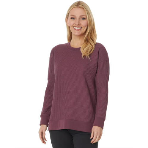 L.L.Bean Birchwood Brushed Waffle Crew