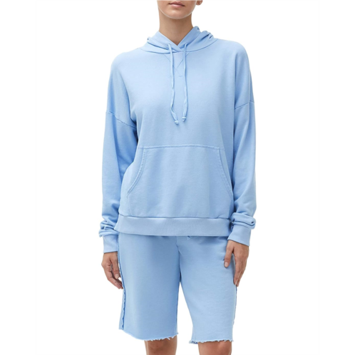 Michael Stars Zion High-Low Hoodie in Hermosa French Terry