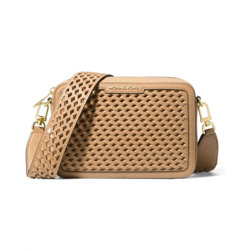 MICHAEL Michael Kors Jet Set Medium Camera Bag Woven Strap