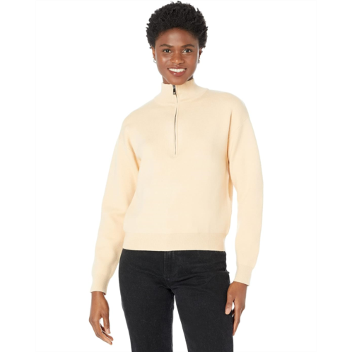 Womens MONROW Supersoft Sweater Knit 1/2 Zip