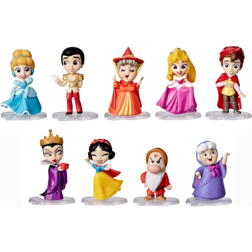 Disney Princess Hasbro Comics Adventure Discoveries Collection,Doll Set with 9 Figures,Bases,Display Castle and Case,Toy for Girls 3 and Up (Amazon Exclusive)