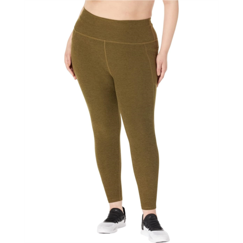 Beyond Yoga Plus Size Out Of Pocket High Waisted Spacedye Midi Leggings