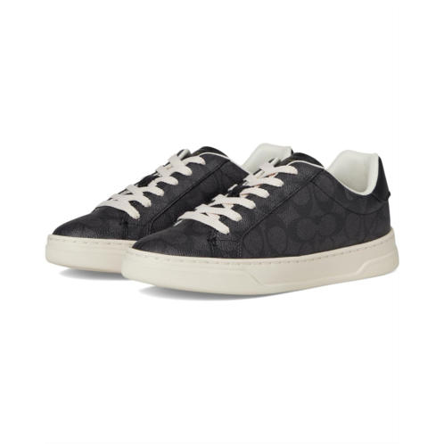 Womens COACH High Line Signature Coated Canvas Sneaker