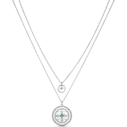 SWAROVSKI Symbolic Mandala 5541987 Necklace, White, Rhodium Plating