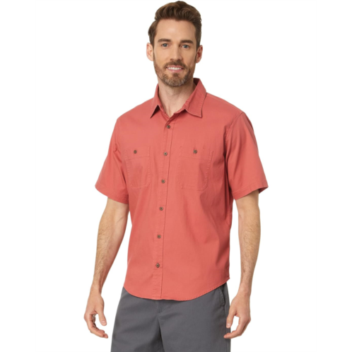 L.L.Bean Mens LLBean Lakewashed Camp Shirt Short Sleeve Traditional Fit