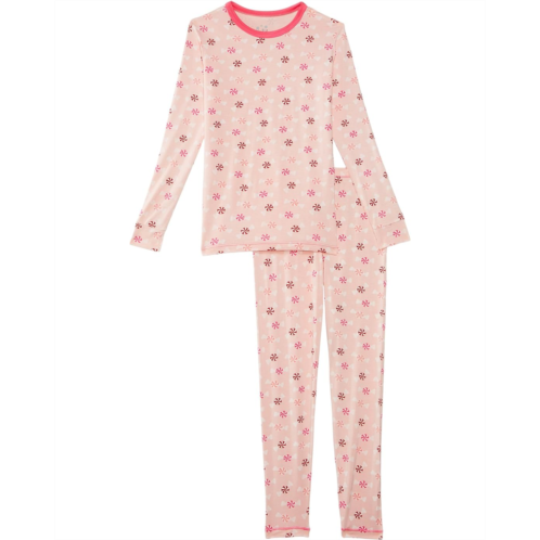 Kickee Pants Kids Print Long Sleeve Pajama Set (Toddler/Little Kids/Big Kids)