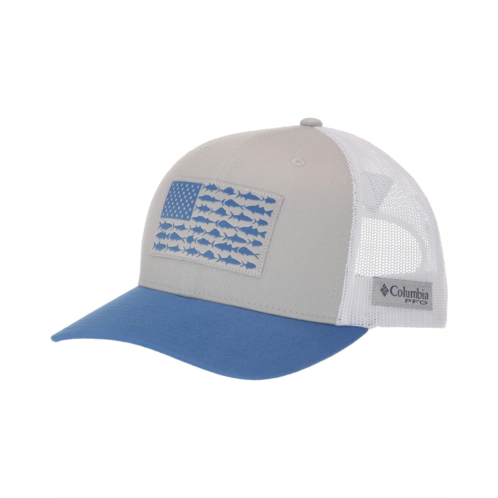 Columbia PFG Mesh Snapback Fish Flag Ball Cap