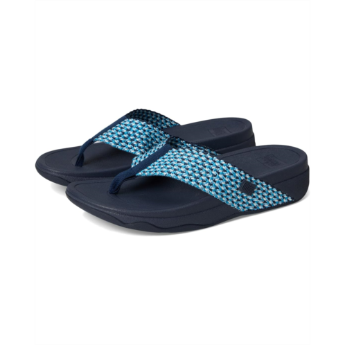 Womens FitFlop Surfa Multi-Tone Webbing Toe-Post Sandals