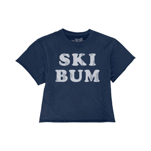 The Original Retro Brand Kids Cotton Slub Slightly Cropped Ski Bum Tee (Big Kids)
