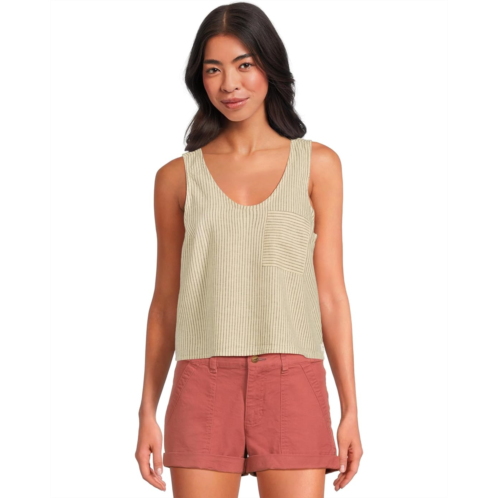Womens Toad&Co Taj Hemp Button Back Tank