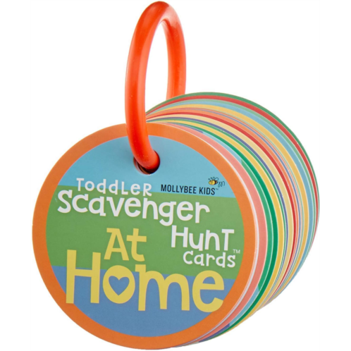 MOLLYBEE Kids Scavenger Hunt Cards at Home, Toddler Activity, Ages 2, 3