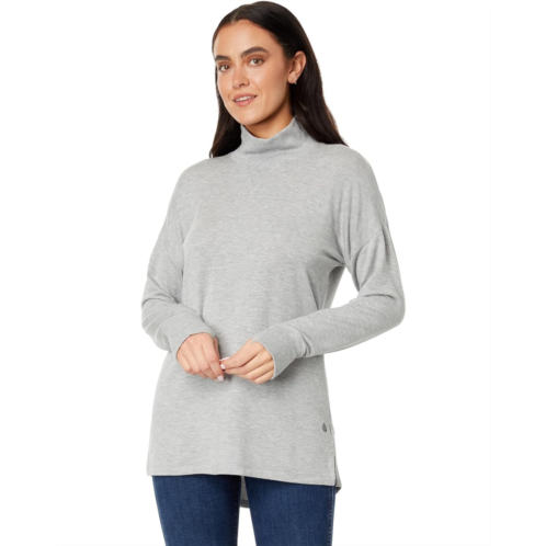 L.L.Bean Womens LLBean SoftFlex Mock Neck Pullover