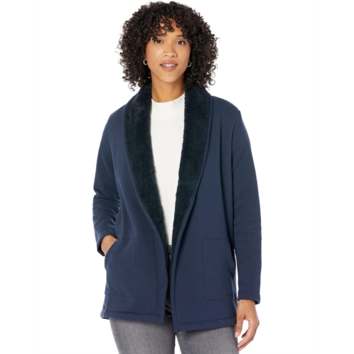 L.L.Bean Womens LLBean 1912 Sherpa-Lined Cardigan