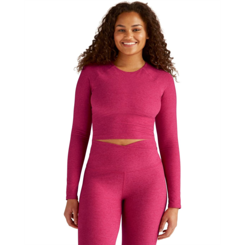 Womens Beyond Yoga Spacedye Enlighten Cropped Pullover