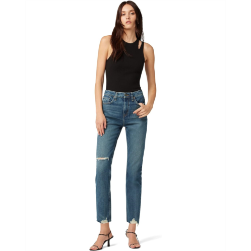 Hudson Jeans Holly High-Rise Straight Crop in Blue Dreams