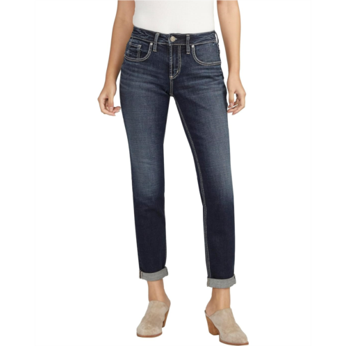 Silver Jeans Co. Boyfriend Mid-Rise Slim Leg Jeans L27101ECF485