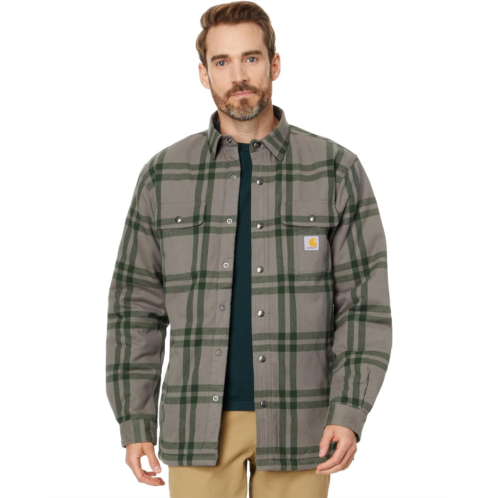 Carhartt Relaxed Fit Flannel Sherpa-Lined Shirt Jacket