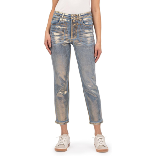 Womens KUT from the Kloth Rachael High Rise Fab Ab Mom Regular Hem