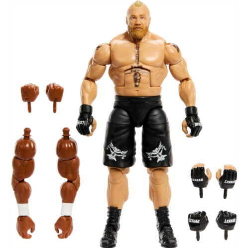 Mattel WWE Elite Collection Action Figure Royal Rumble Brock Lesnar with Accessory and Virgil Build-A-Figure Parts