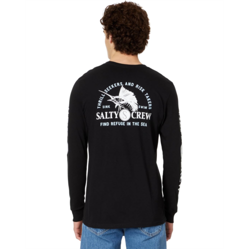 Mens Salty Crew Yacht Club Classic Long Sleeve Tee