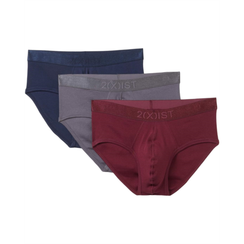 Mens 2(X)IST 3-Pack Pima Cotton Contour Pouch Brief