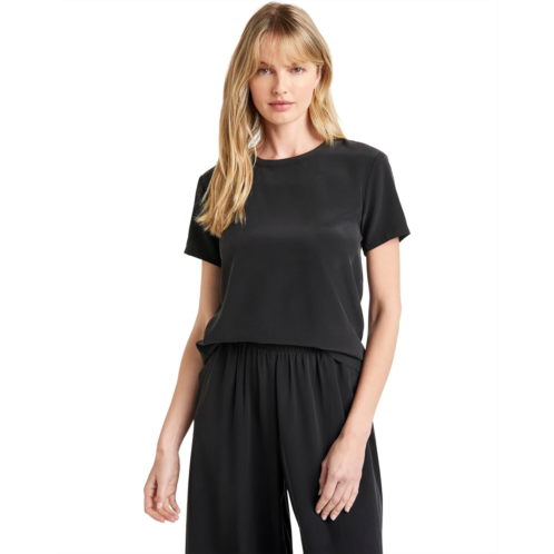 Womens Splendid Alessandra Silk Tee