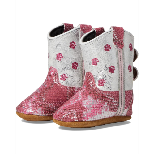 Old West Kids Boots Pink Paw (Infant)