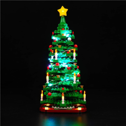 BrickBling LED Light for Lego Christmas Tree Building Kit,Christmas Decor Lights Compatible with Lego 40573, Upgraded Version Lighting Kit-Not Included The Model