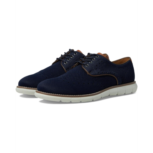 Johnston & Murphy Kids Holden Knit Wing Tip (Little Kid/Big Kid)