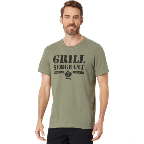 Life is Good Wordsmith Grill Seargant Crusher Tee