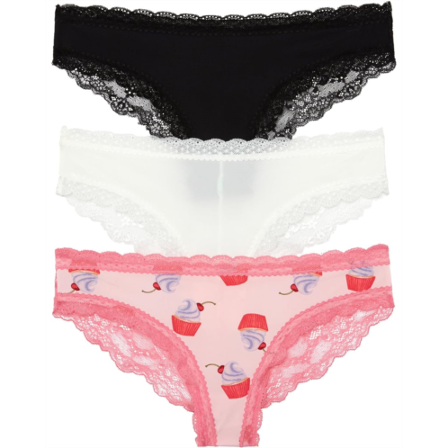 Honeydew Intimates Aiden 3-Pack Lace Back Hipster