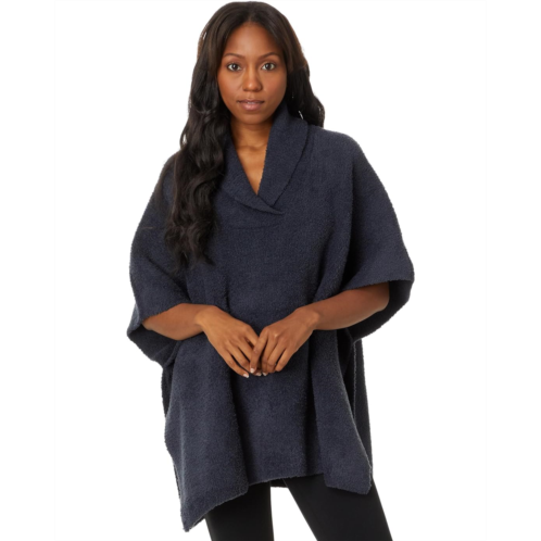 Womens Barefoot Dreams CozyChic Shawl Collar Poncho