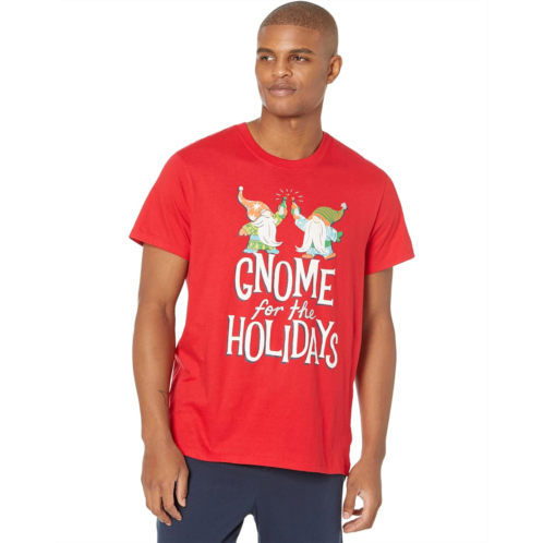 Mens Little Blue House by Hatley Gnome For The Holidays Tee