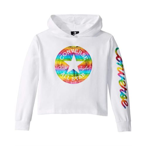 Converse Kids Cropped Foil Graphic Hoodie (Big Kids)