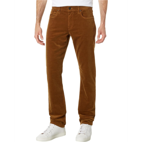 Paige Federal Slim Straight Fit Stretch Corduroy Pants in Golden Sunset Corduroy