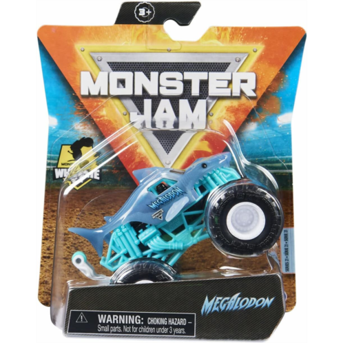 Spin Master Monster Jam Wheelie Bar Series 21 Megalodon 1:64 Scale