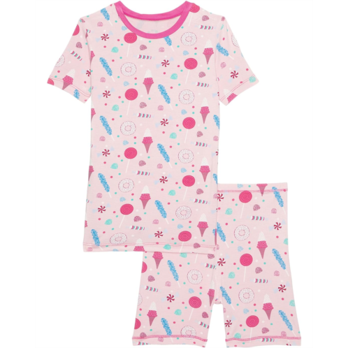 Kickee Pants Kids Print Short Sleeve Pajama Set with Shorts (Toddler/Little Kid/Big Kid)