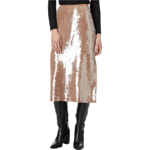 Madewell Sequin-Embellished Midi Skirt