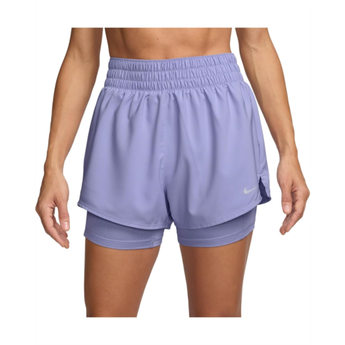 Womens Nike Dri-FIT High-Waisted 3 2-in-1 Shorts