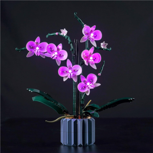 BrickBling LED Lighting for Lego Orchid Flowers; Creative Light Kit Compatible with Lego 10311, Great Gift for Adults
