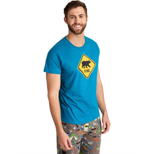 Little Blue House by Hatley Bear X-Ing Tee