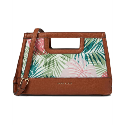 Anne Klein Palm Print Convertible Clutch