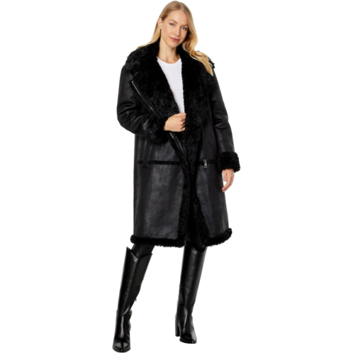 NVLT Shearling Biker Coat