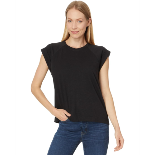 Lilla P Boxy Cuffed Sleeve Crewneck