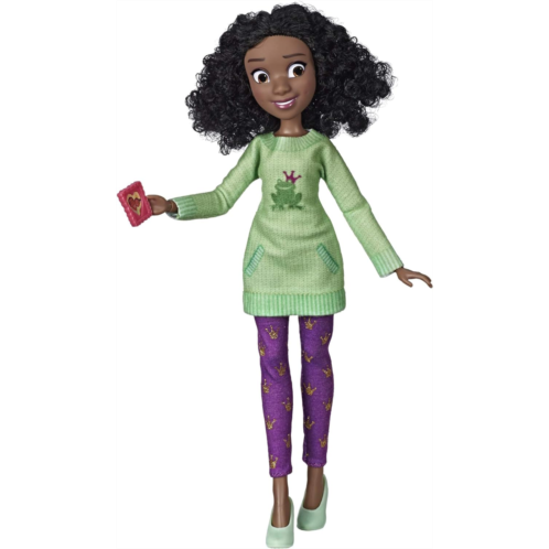 Disney Princess Comfy Squad Tiana, Ralph Breaks The Internet Movie Doll with Comfy Clothes and Accessories