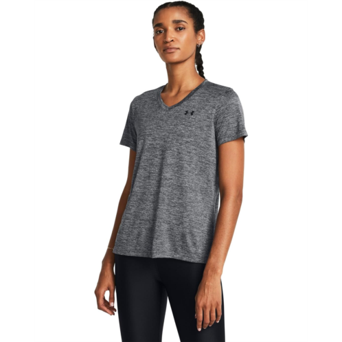 Womens Under Armour Tech Short Sleeve V-Neck Twist