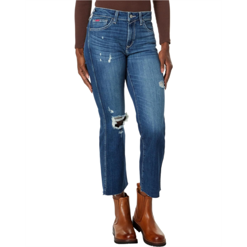Ariat High-Rise Caroly Flare Crop Jeans in Athena