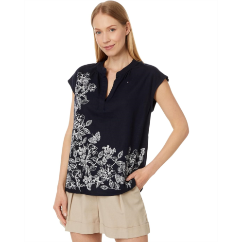 Tommy Hilfiger Short Sleeve Butterfly Popover