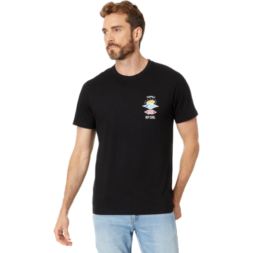 Mens Rip Curl Search Icon Short Sleeve Tee
