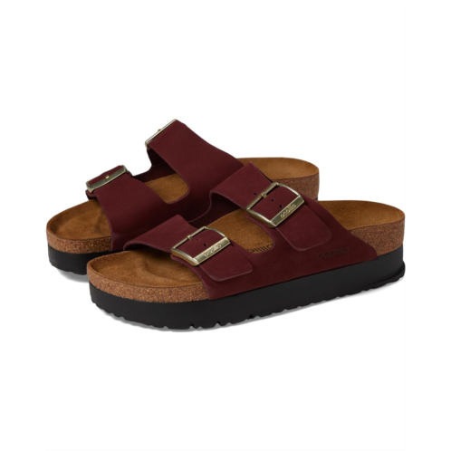 Womens Birkenstock Papillio by Birkenstock Arizona Platform Sandal - Nubuck